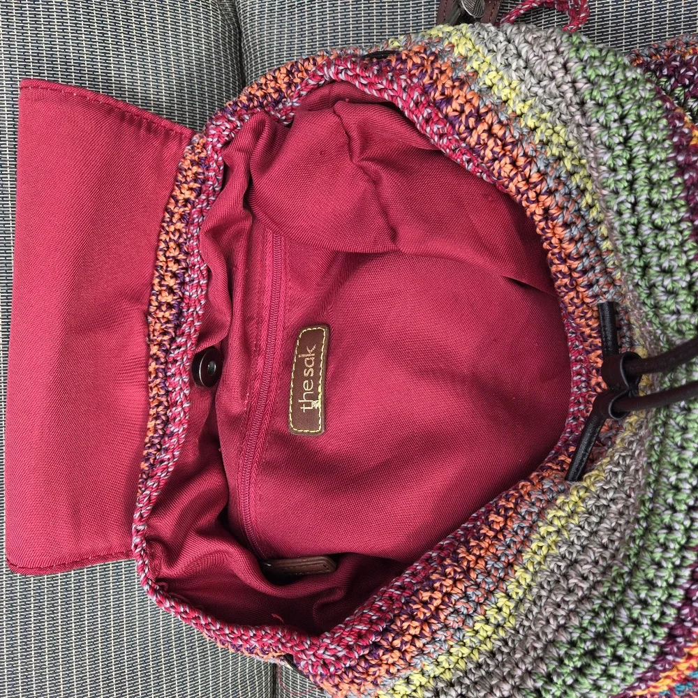 The Sak Avalon Crochet Backpack